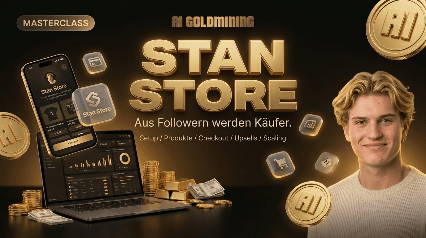 Cover für Stan Store Masterclass – Stan Store von 0 auf laufenden Verkauf